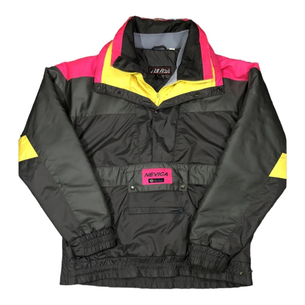 VINTAGE HTF NEVICA Ski / Snowboard Snow Neon Winter Jacket Coat -‎ Size 44 Men's